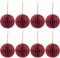 8cm Papier rot Weihnachtskugeln Papierkugeln christbaumkugeln Party Deko Geburtstag Kinder fur Weihnachtsbaumschmuck,Christbaumschmuck Osterdeko Babyparty