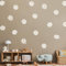 24 Pcs Wall Stickers, selbstklebende Wandaufkleber für Schlafzimmer, weiße Gänseblümchen, Kinderzimmer-Wandaufkleber, Blumen-für Mädchen- und Jungenzimmer, Kinderzimmer