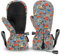 Andake Kinderhandschuhe,Warme Winterhandschuhe Wasserdicht Winddicht Handschuhe für Skifahren, Spielen, Outdoor-Aktivitäten, Jungen und Mädchen (Spielzeug-kurz, S(ca.7-10 Jahre))