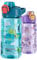 MHwan Gourde Enfant, 600ml Robuste et Incassable, Anti Fuite avec Paille, Sans BPA, Portable Belle Gourde Fille et Garcon Adaptée aux Voyages Scolaires