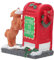 Zerodeko Weihnachtsdorf-Zubehör Weihnachtsmann-Briefkasten Für Weihnachtsdorf-Sets Briefe An Den Weihnachtsmann Weihnachtsfiguren Weihnachtsdekoration Weihnachtsschmuck Aus Harz