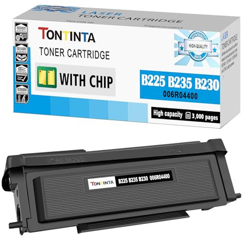 TONTINTA B225 B235 B230 Wiederaufbereitete Tonerkartusche mit Chip Hohe Kapazität 3000 Seiten 006R04400 Schwarz für B225 B235 B230 Drucker