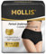 MOLLIS Bragas Menstruales Desechables para la Regla Mujer Postparto Ropa Interior Antifugas Flujo Abundante Negro Talla L/XL 8 Unidades