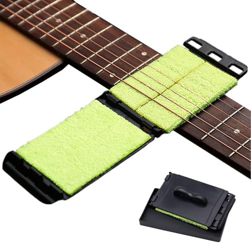 Gitarrensaiten Reiniger,Bundbrett Reinigungstuch Für Gitarren - Umfassendes Saitenpflege Set für Erwachsene & Musikbegeisterte