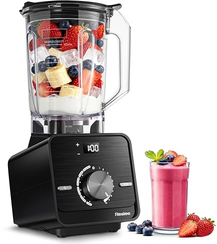 Professional High Power Blender, 3.5HP Motor 30000 RPM, Heavy Duty Countertop Blender for Frozen Fruit & Ice, Hot Soup & Nut Milk, Smoothie Maker, 56oz Eastman Tritan Jar, 10 Speeds & 6 Presets.