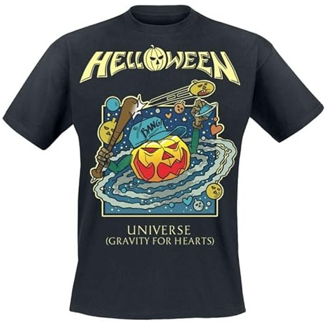 Helloween Universe Männer T-Shirt schwarz Band-Merch, Bands, Nachhaltigkeit