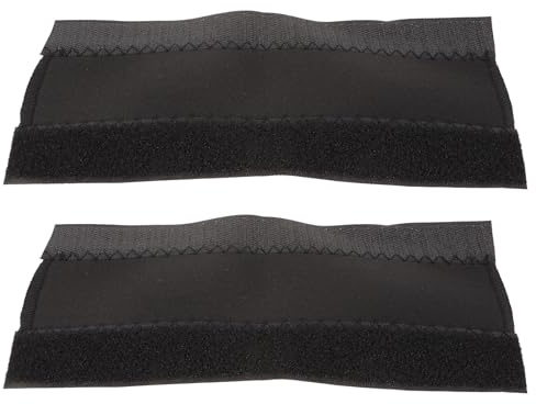 Mipcase 2 Stück Fahrradrahmen Kettenschutz aus Neopren Wiederverwendbar Schwarz Kettenschutz für Mountainbikes Falträder und Fahrradzubehör