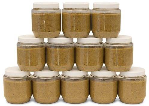 Gifts4Nature Erdnussbutter für Vögel – Fettfutter für Wildvögel – 350 g Becher – Ganzjährig – Ohne Salz, Pflanzlich, Proteinreich