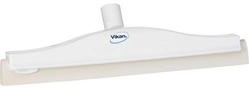 Vikan - Hygiene klassischer Bodenabzieher - Mit festem Hals - Weiße Kassette - 400mm - Weiß