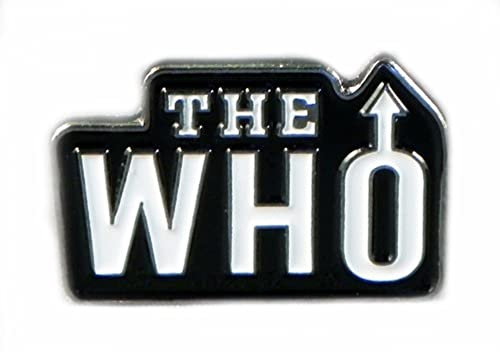 Mainly Metal Pin's en émail noir avec logo The Who Music Rock Band