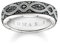 THOMAS SABO 3 Bandring Love Knot 925er Sterlingsilber, Geschwärzt TR2087-643-11