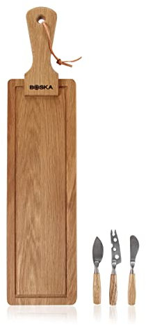 Boska Set à Fromage Friends/Plateau et couteaux de fromage/Pour chaque type de fromage/Préparer et présenter/Brun / 40 cm