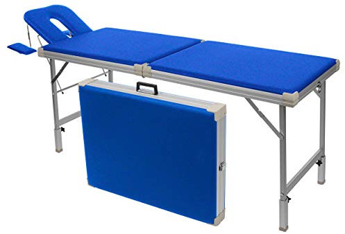 Sport-Tec Alu-Kofferliege Robusta ST, inkl. Kopfteil + Armablage, 170/210x65x70-82 cm