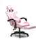 VDD Chaise Gaming avec Repose Pieds Cyclone Adolescents - Chaise de Bureau - Chaise Gamer Racing - Blanc