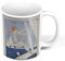 Keramik-Kaffeetasse, 325 ml, Retro, La Vie Parisienne Magazin, Vintage, Segelboot, Vintage-Magazin 1920
