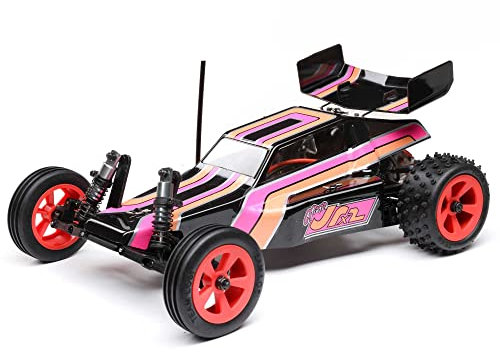 LOSI 1/16 Mini JRX2 2S 2WD RTR Brushed Buggy (Battery & Charger Included), Black