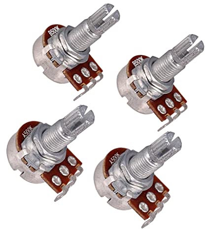 Dickly 500k Split Bass Volume & Pot Audio Taper Potentiometer Neu