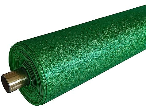 Glitzer-Moosgummi EVA 90cm breit ab 0,5m Schaumgummi PE Schaumstoff Basteln Stoff, Farbe:grün