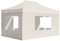 LAPOOH Profi-Partyzelt Faltbar mit Wänden Aluminium 4,5x3 m Creme Pavillon, Faltpavillon, Gazebo, Überdachung Garten, Sonnenschutz Zelt, Poolzelt, Pop Up Zelt, Pergola