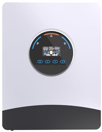 ECO-WORTHY 6000W Hybrid Wechselrichter 48V DC auf 220V/230V AC Reine Sinus Welle Solar Wechselrichter mit MPPT Laderegler für Solarpanel,Solaranlage Komplettset