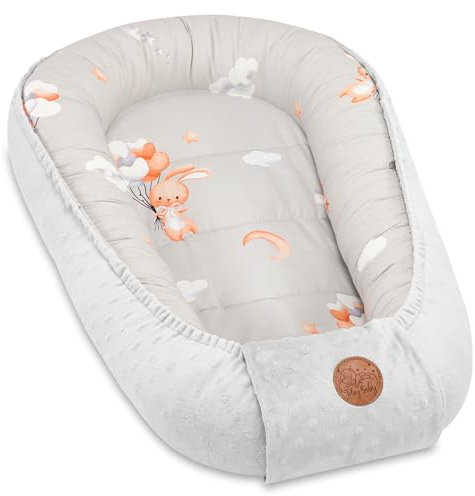 Nestchen Baby - Babynestchen Neugeborene Minky Babynest für Kinderbett Vielseitiges tragbar Nest kuschelnest zubehör für babybett warm Winter coccon Kaninchen