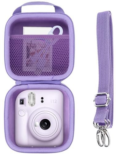 RIYADAone Étui Protection pour Fujifilm INSTAX Mini 12/11/13 Appareil Photo | EVA dur etui, résistance à la compression et aux chutes, résistant à l'usure et aux rayures, porté partout, protection voyage