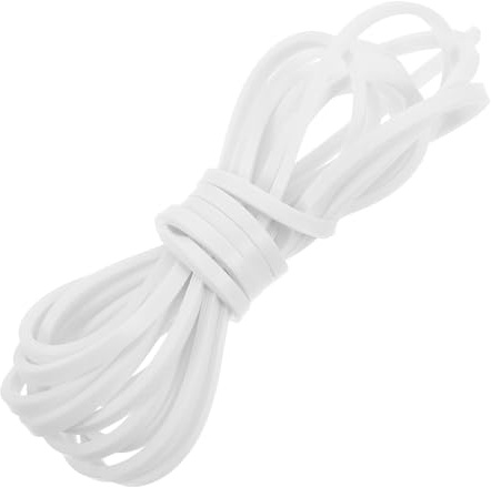 ANDRESLAD Anneaux de Fermeture en Silicone Blanc pour Boîtes Alimentaires en Verre, Joint D'étanchéité Réutilisable Facile à Installer et Remplacer, Cuisine et Boîtes Bento