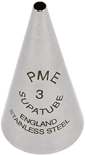 PME Stainless Steel Seamless Supatube Nozzles - Writing No. 3