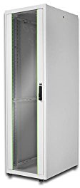 DIGITUS Netzwerkschrank - 19-Zoll Rack 42HE - 60x80 cm - Dynamic Basic Serie - Traglast 600 kg - Nutztiefe 750 mm - Grau