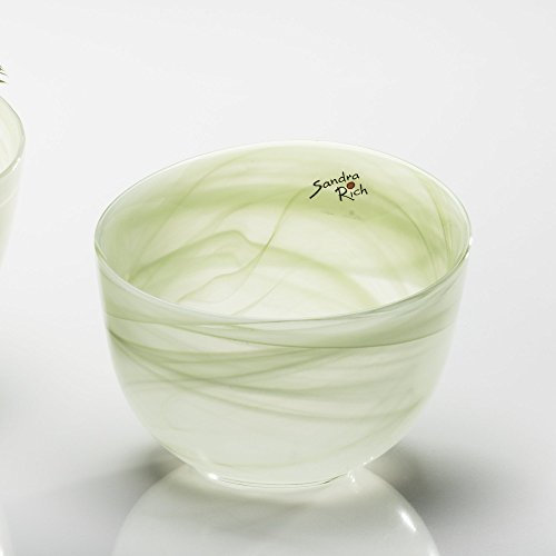 Sandra Rich Glasschale Alabaster rund grün 13 cm