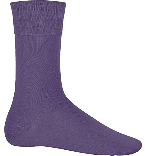 Kariban Cotton City Mens Casual Cotton Rich Socks (10-12UK/43-46EUR) (Purple)