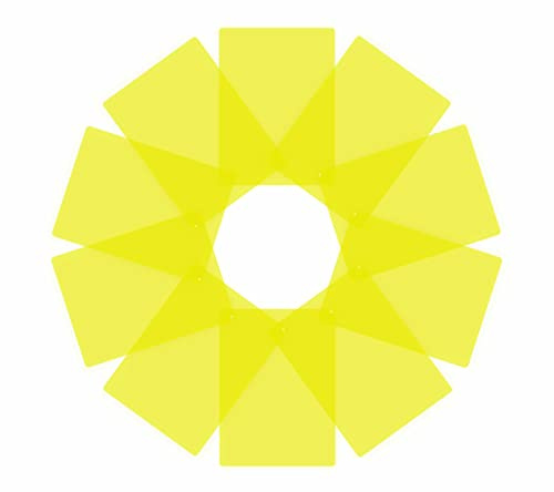 Dyslexia-Friendly Tinted A4 Page Overlays - Yellow (Pack of 10) - by Crossbow Education Dyslexia and Visual Stress Specialists