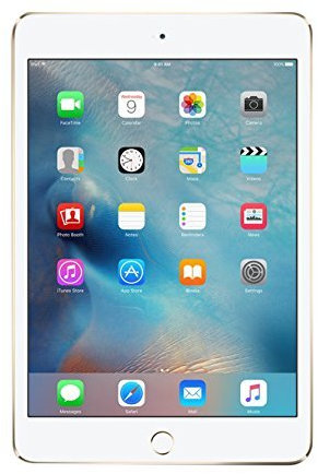 Apple iPad Mini 4, 7,9 Display mit WI-Fi + Cellular, 128 GB, 2015, Gold (Generalüberholt)
