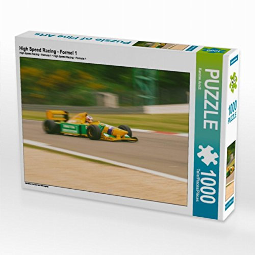CALVENDO Puzzle High Speed Racing - Formel 1 1000 Teile Puzzle quer | Lege-Größe cm Foto-Puzzle für glückliche Stunden