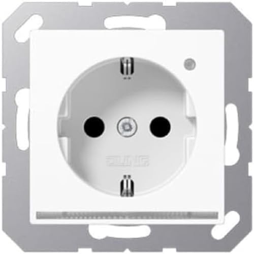 JUNG SCHUKO-Steckdose mit LED-Licht A1520-OWWLNW