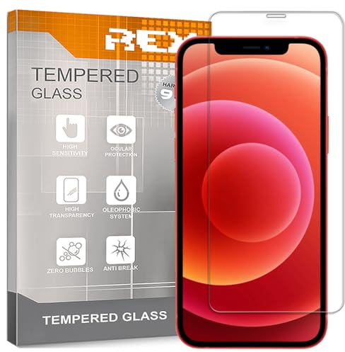 REY 3X Protector de Pantalla para iPhone XR - iPhone 11, Cristal Vidrio Templado Premium