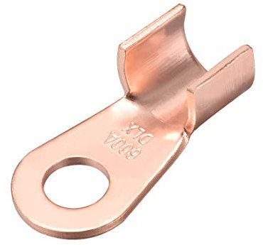 sourcing map OT-600A Open-End Copper Crimp Terminal Lugs AWG 3/0-4/0 Battery Cable Connector