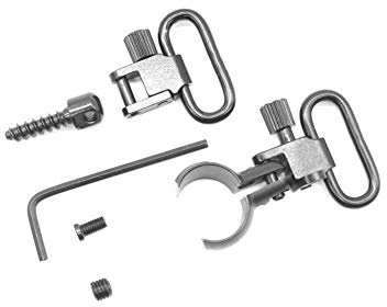 Trirock 1.0'' Rifle Quick Detachable Sling Swivels Mount Kit for Lever Action, Tube Magazine Rifles and Carbines Magnum Split Band fit Ruger and Browning
