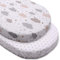 PEKITAS Spannbettlaken, 75 x 33 cm, 72 x 33 cm, für Babytragetasche/Kinderwagen für Jungen und Mädchen, mit Gummizug, passend für Julius Zöllner, Träumeland, Alvi, FabiMax