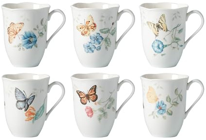 Lenox 892798 Butterfly Meadow 6-teiliges Tassenset