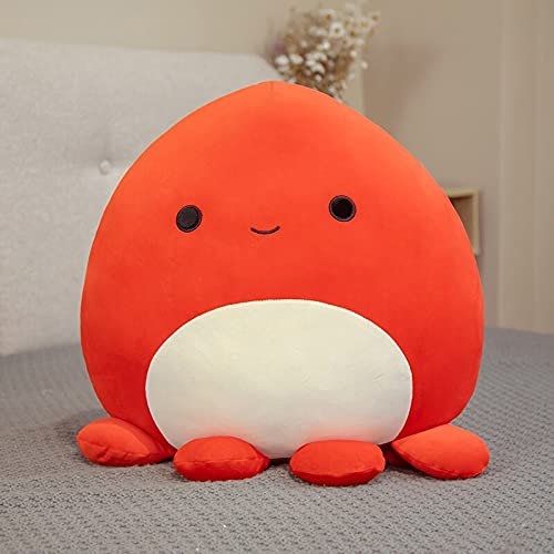 25-80 cm Plüschtier Tiere Puppe Octopus Soft Cute Pillow Buddy Gefüllte Cartoon Kissen Geburtstagsgeschenke Für Kinder Mädchen 60CM Rot