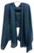 GFM® Seidiger Satin-Chiffon-Abendschal für Hochzeit, Brautjungfern, Hijab (SLK2), Slk2-vghnl-dark navy, 42