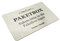Paketkasten Schild – Pakete bitte in die Paketbox legen Vielen Dank – Metall, Aluminium mit Kleber, Hinweis für Lieferungen, Pakete, Post, Notiz, Plakette, Metal (Silber)