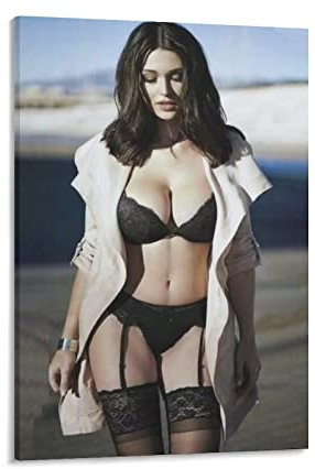 XINGSHANG Schauspielerin Modell Monica Bellucci Sexy Poster Wandkunst Bild Gemälde Poster Leinwand Druck Poster Kunstwerke Raumdekoration 20 x 30 cm