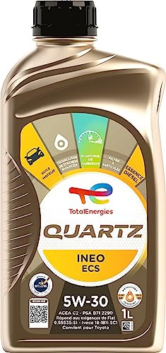 TotalEnergies Quartz Ineo ECS 5W-30, Huile moteur essence et Diesel, 1 litre