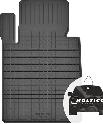 moto-MOLTICO Fahrer Gummimatten Auto, 1-teiliges Set, Allwetter Gummi Fußmatten mit Rand, Antirutsch & Wasserfest Autoteppiche - passend für BMW 3-Series E36 Compact 1990-2000