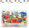 KBNIAN 400 Stück Stecknadeln mit Schmetterlingskopf 53mm Bunte Stecknadeln Nähen Edelstahl Quiltnadeln Flachkopf-Quiltnadeln für Nähen Säumen Craft,Schmuck, DIY, Handwerk