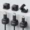 6 Pack Magnetic Cord Organizer, FlyCoco Cable Management Clips for Desk, Phone USB Charging Cable Storage Holder, Cable Organizer for Office Desk Car Wall Desktop Nightstand (Black)