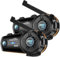 Fodsports FX8 Pro Motorrad Bluetooth Headset, Dual-Chip Multi-Audio Funktion, Motorradhelm Headset bis zu 10 Motorräder miz Reichweite von 2000m, HRSQS Lautsprechern, CVC und ENC Geräuschunterdrückung