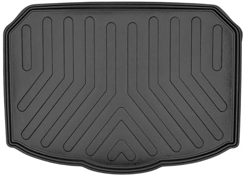 Trimak Passgenau 3D Obere Kofferraumwanne Kompatibel mit Nissan Qashqai 3.Gen ab 2021 J12 Obere Kofferraummatte Schutzmatte Auto Zubehör Antirutschmatte Kantenschutz TPE Gummi Dauerhaft Schwarz